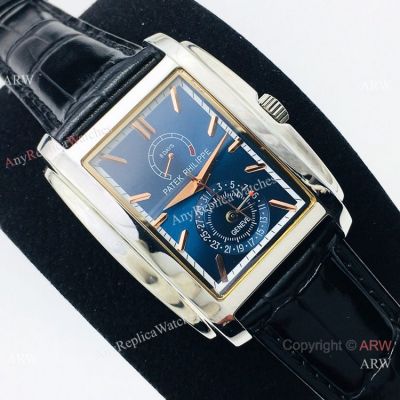 Swiss Grade Replica Patek Philippe Gondolo Watch Stainless Steel Blue Face